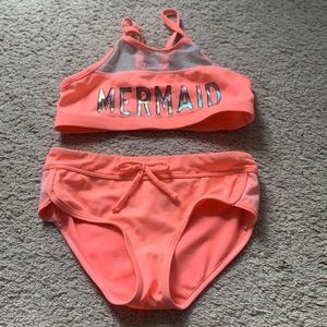 hot pink kids bikini